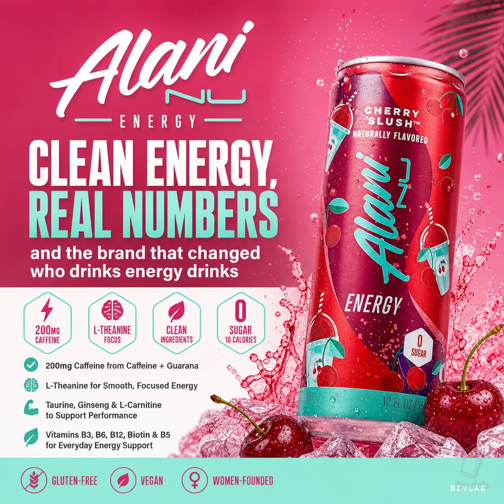Alani Nu Energy Drink lineup featuring multiple flavors
