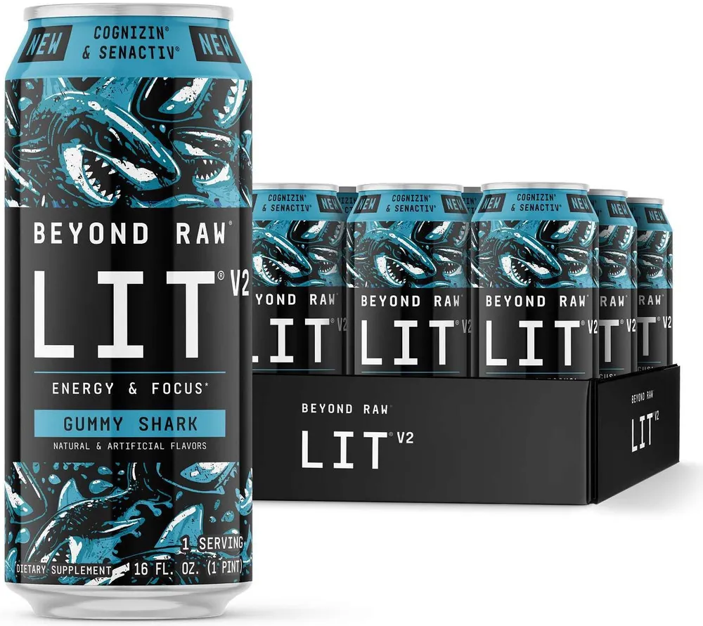 Beyond Raw LIT V2 On-The-Go beyond raw lit v2 on the go gummy shark
