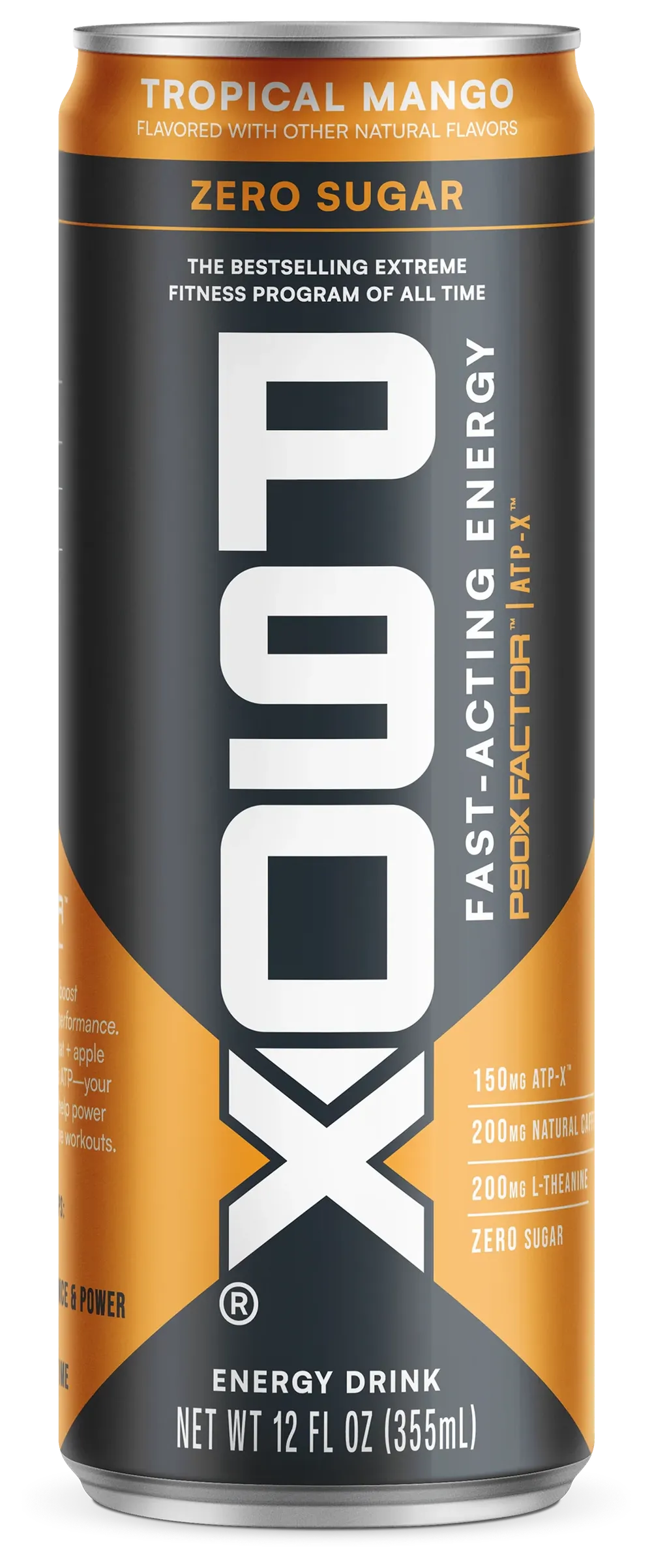 BODi P90X Energy Drink Tropical Mango can