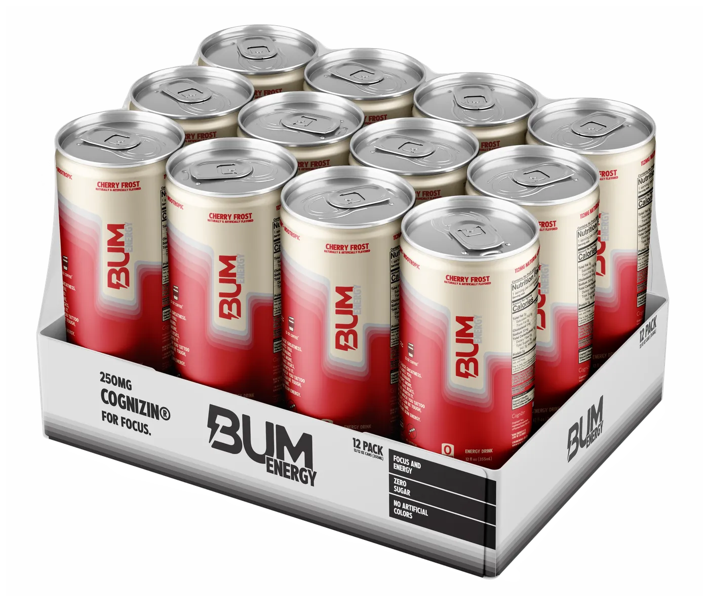 Bum Energy Cherry Frost Case