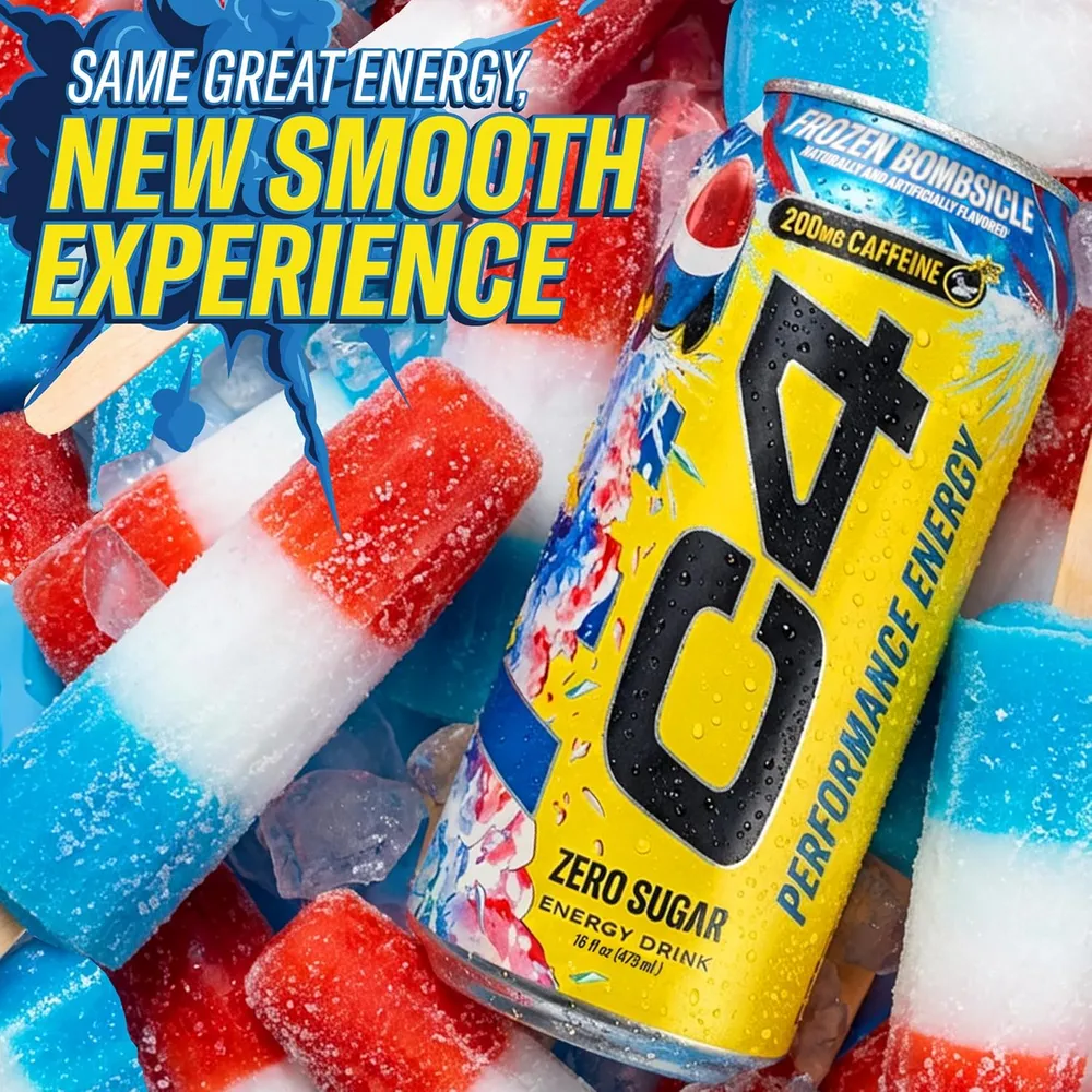 C4 Energy Frozen Bombsicle New Smooth Experience