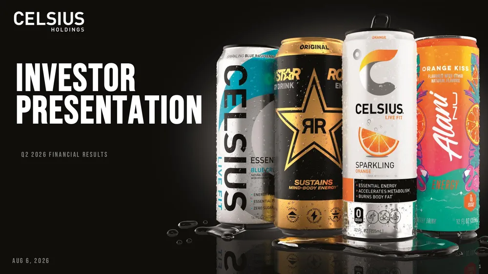 Celsius Holdings 2026q2 Investor Presentation