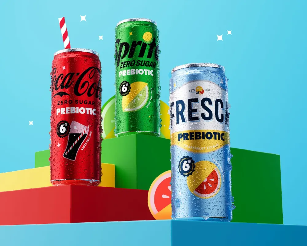 Coca-Cola Tests Prebiotic Coke Zero, Sprite Zero and Fresca... But Does Anyone Want It? coca cola prebiotic soda lineup