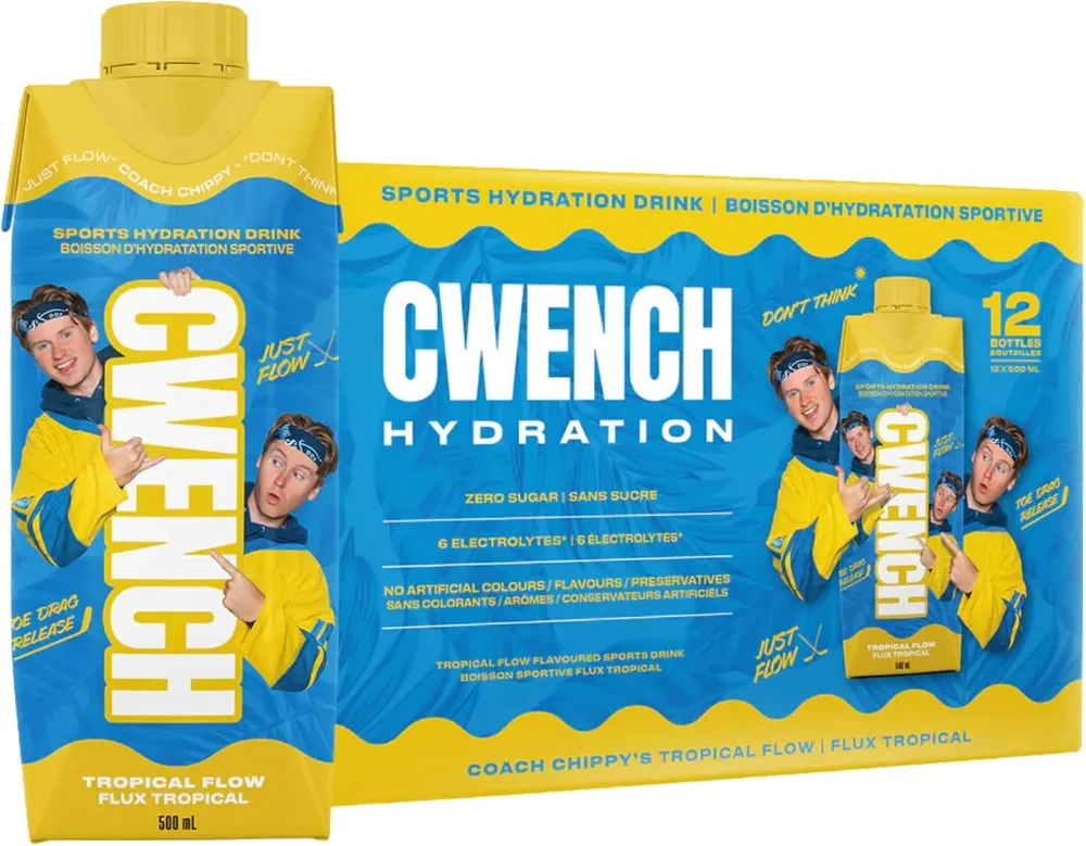 cwench hydration tropical flow single serve multipack