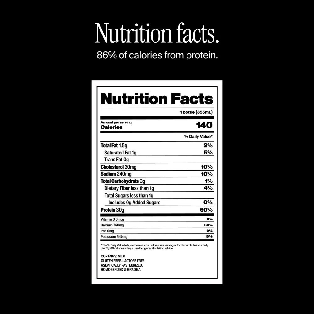 david protein milkshakes vanilla full label