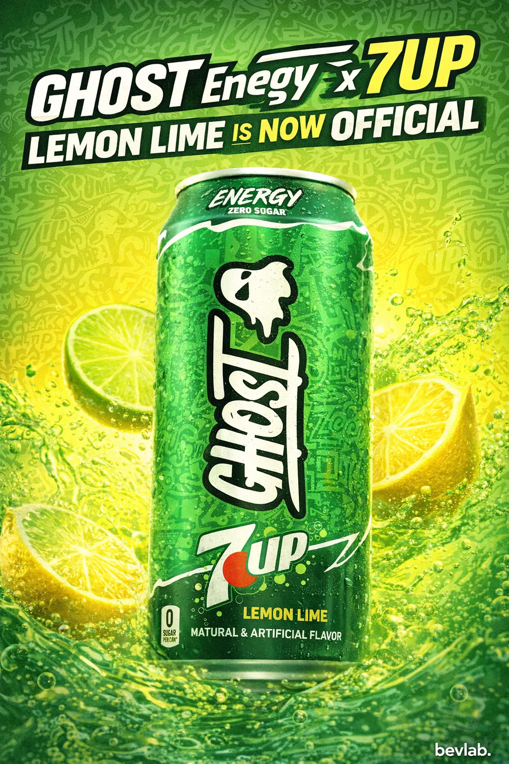 Ghost Energy 7up Lemon Lime