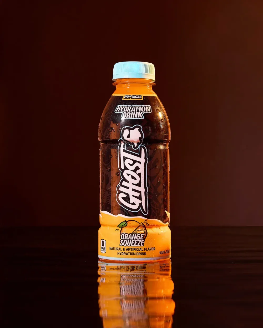 GHOST Hydration Orange Squeeze ready-to-drink bottle