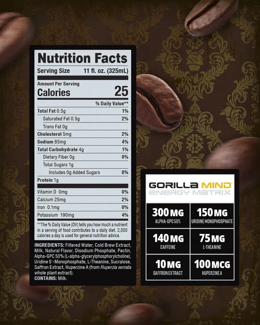 Gorilla Mind YoungLA Young Latte Ingredients