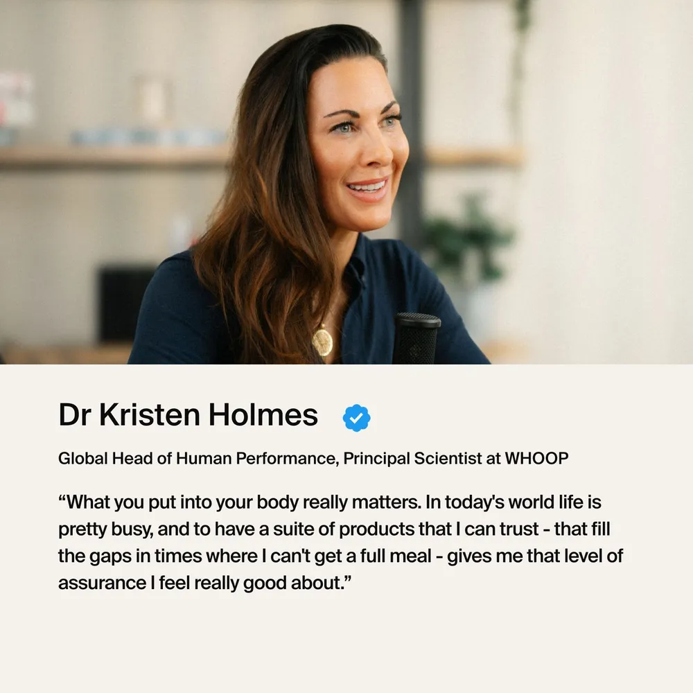Huel Energy+ Drink huel energy plus dr kristen holmes
