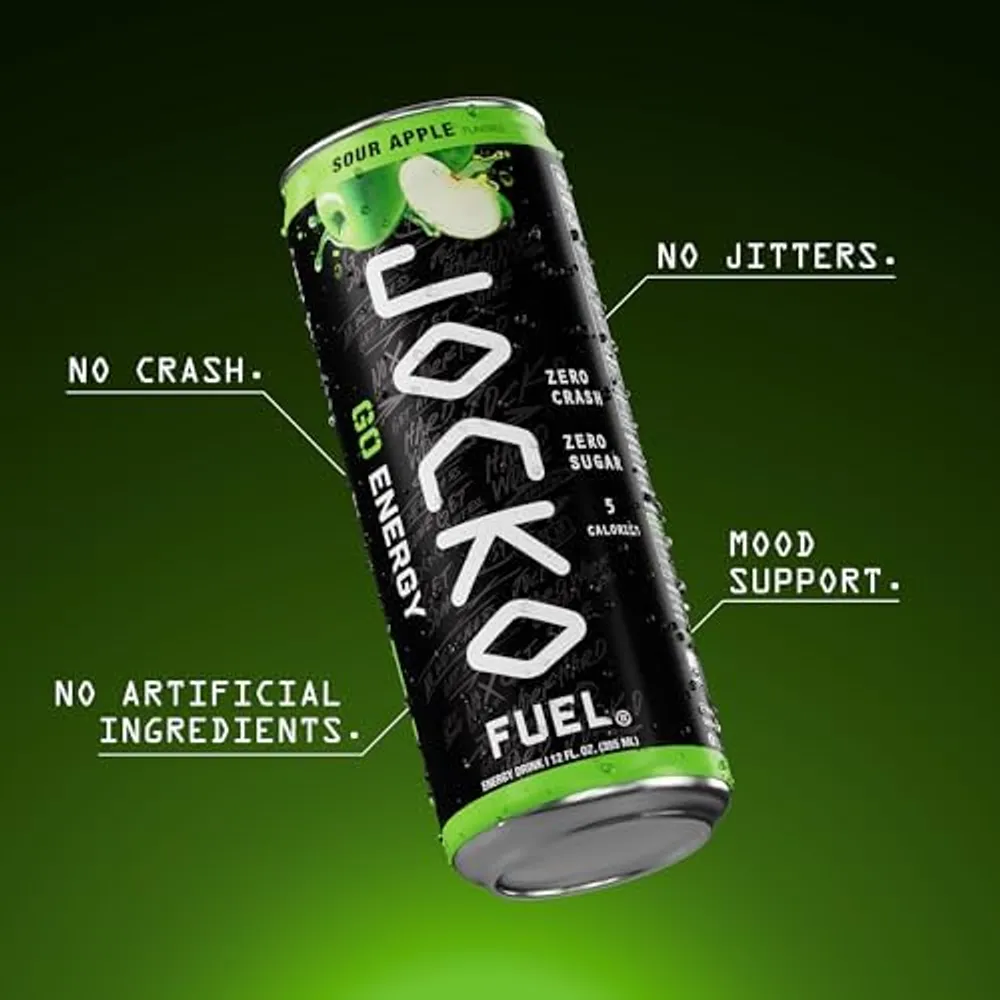 Jocko GO Sour Apple can with benefit callouts