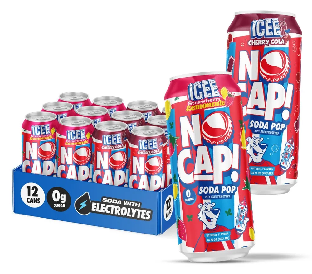 NO CAP! Soda Pop no cap soda pop icee variety pack