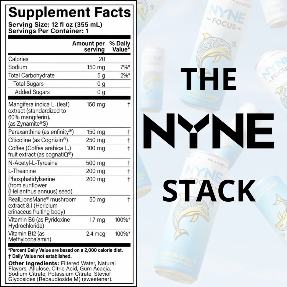 Nyne Focus Lemon Ginger Carousel Product Story