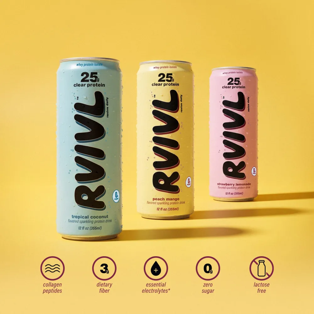 rvivl protein drink lineup