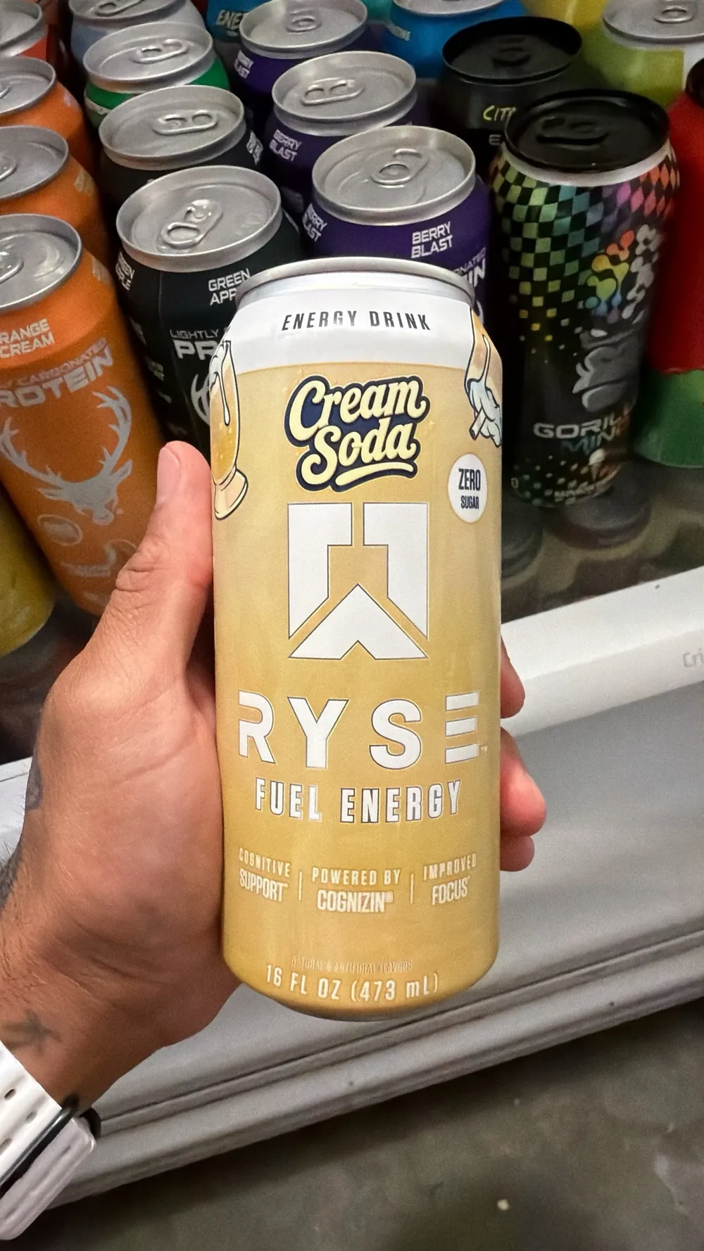 RYSE Fuel Cream Soda Brings Diner Nostalgia to the Nootropic Can ryse fuel cream soda front