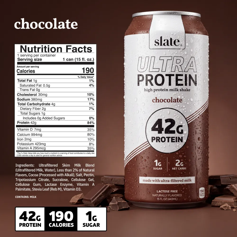 Slate Ultra Protein 42g slate ultra protein chocolate 42g 1
