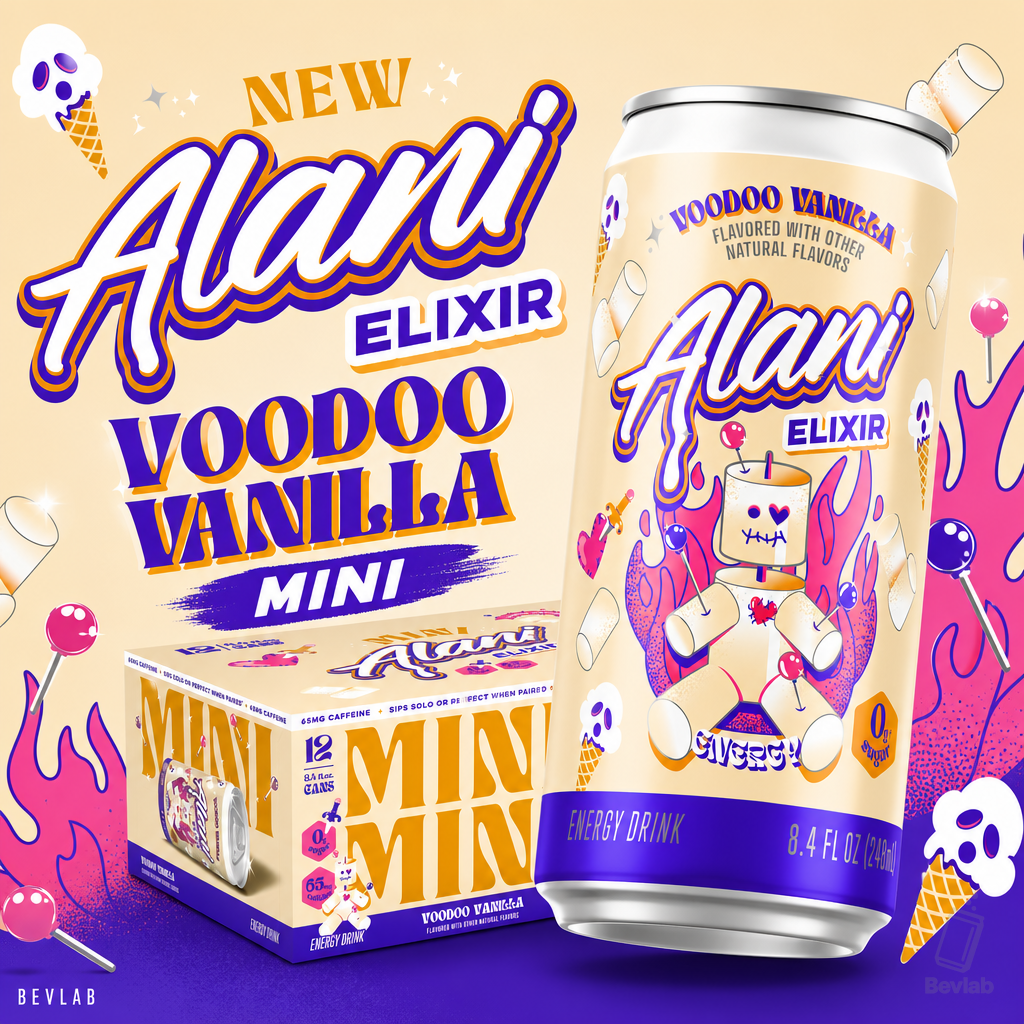 Alani Nu Energy Drink Gets Voodoo Vanilla Mini