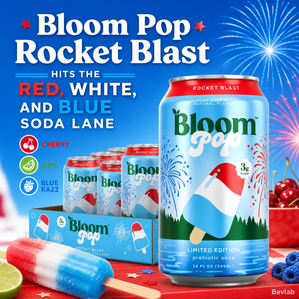Bloom Pop Rocket Blast Hits the Red, White, and Blue Soda Lane