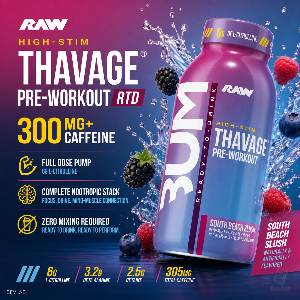 CBUM Thavage Pre-Workout RTD