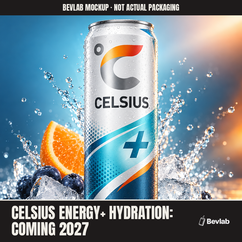 Celsius Energy+ Hydration Is Coming: 200mg Caffeine with Electrolytes