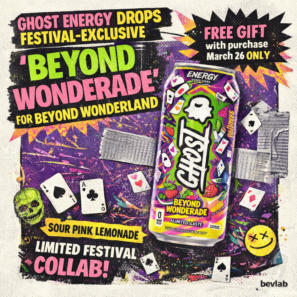 GHOST Energy Drops Festival-Exclusive 'Beyond Wonderade' for Beyond Wonderland
