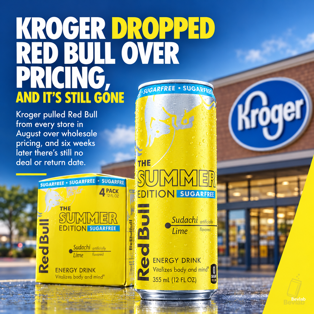 Kroger Dropped Red Bull Over Pricing, and It's Still Gone