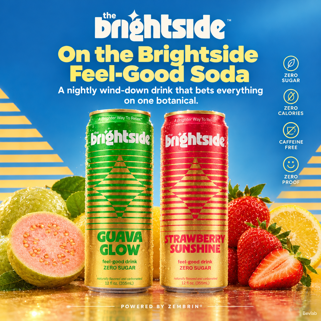 On the Brightside Feel-Good Soda: Kanna Science in a Zero-Proof Can