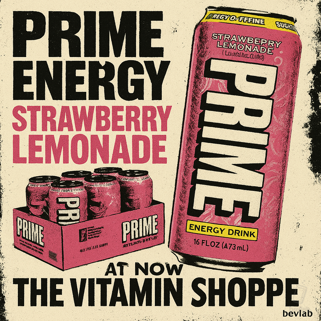PRIME Energy Strawberry Lemonade Is Now at The Vitamin Shoppe