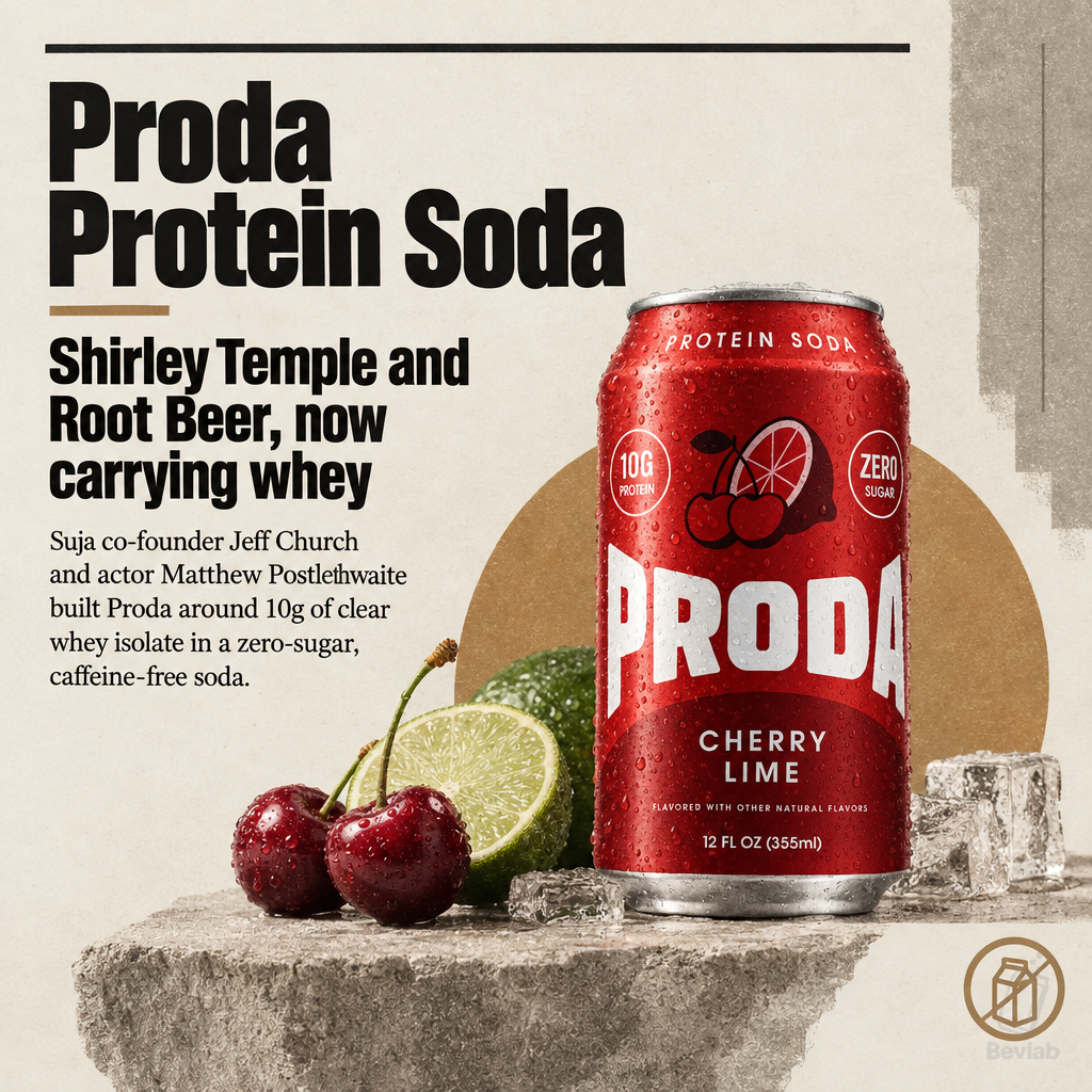 Proda Protein Soda: Whey for People Who Skip the Shaker
