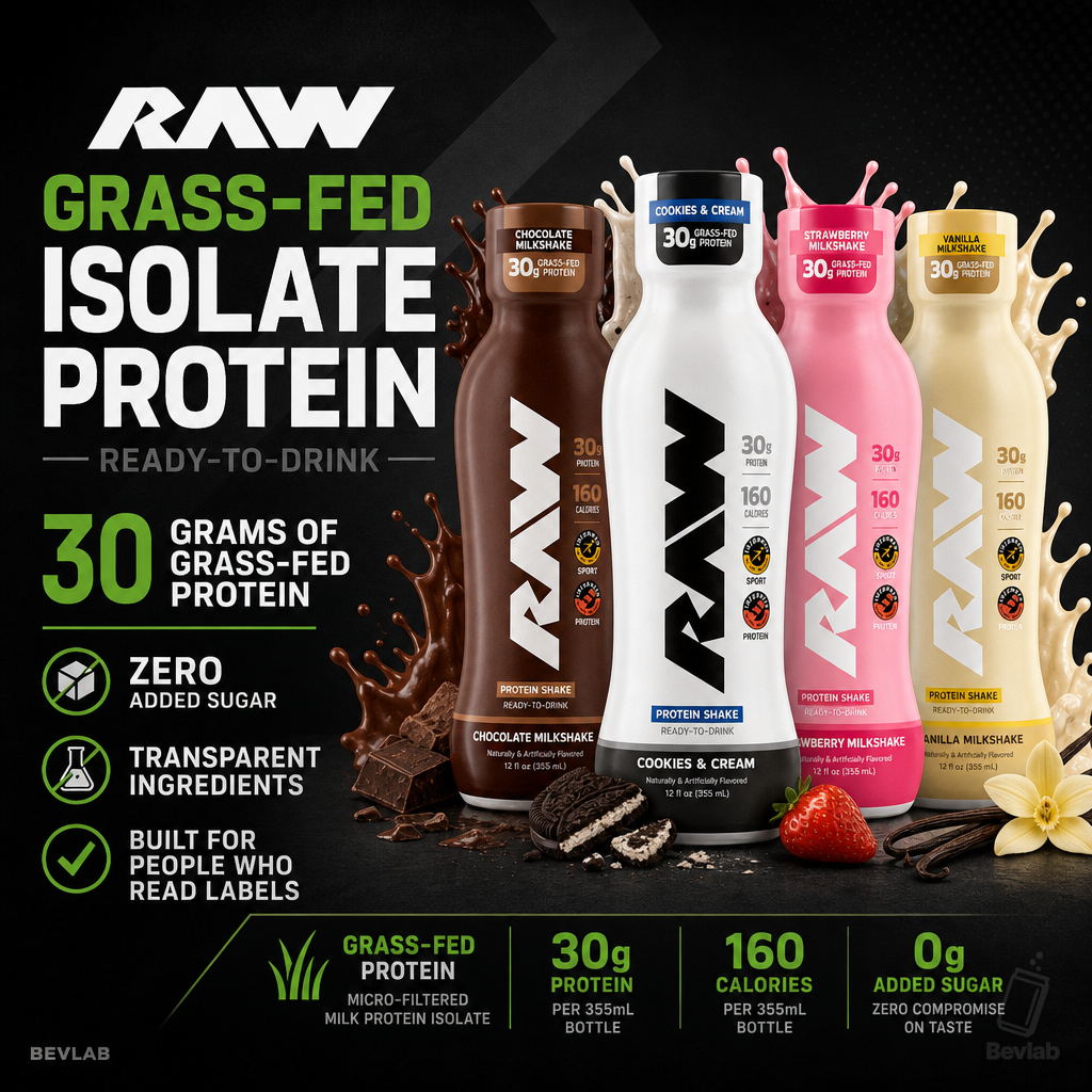 Raw Nutrition Grass-Fed Isolate Protein RTD