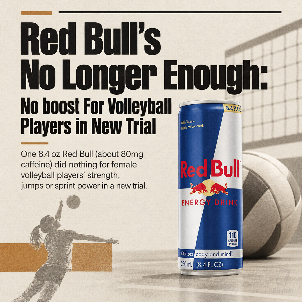 Red Bull's No Longer Enough: No boost For Volleyball Players in New Trial