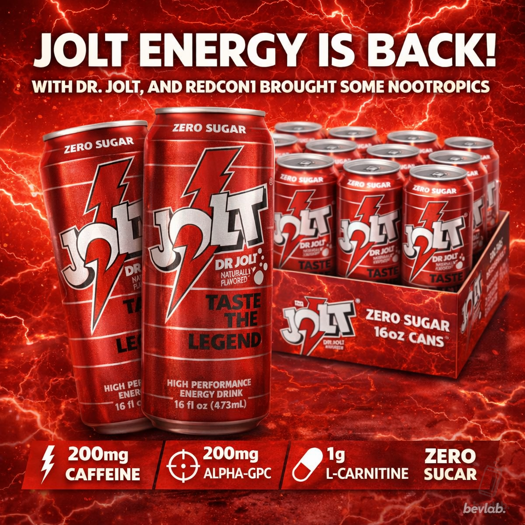 JOLT Energy Is Back with Dr. Jolt, and Redcon1 Brought Some Nootropics