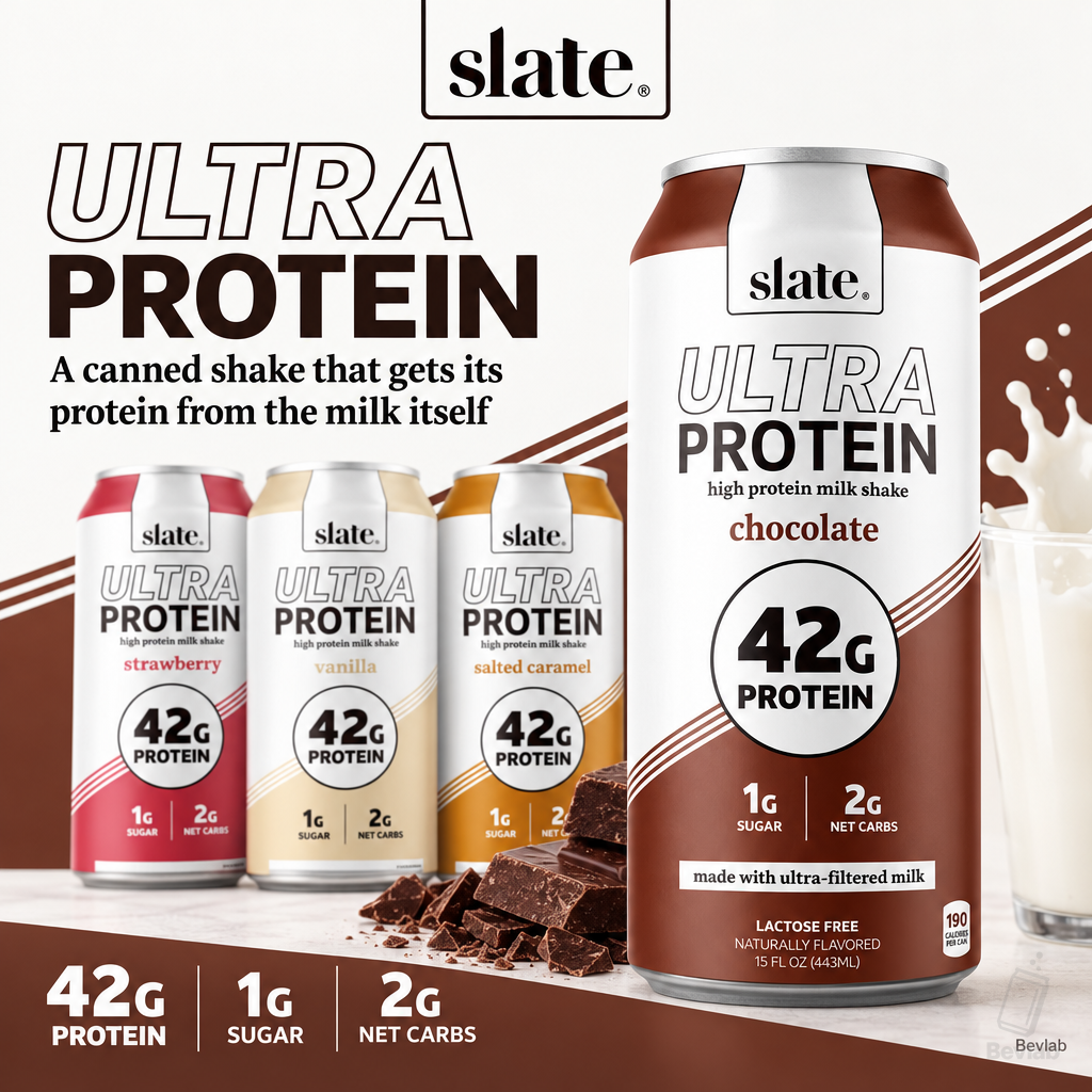 Slate Ultra Protein 42g: Filtered Milk Does the Heavy Lifting