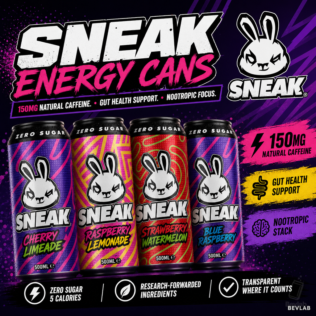 Sneak Energy Drink Cans