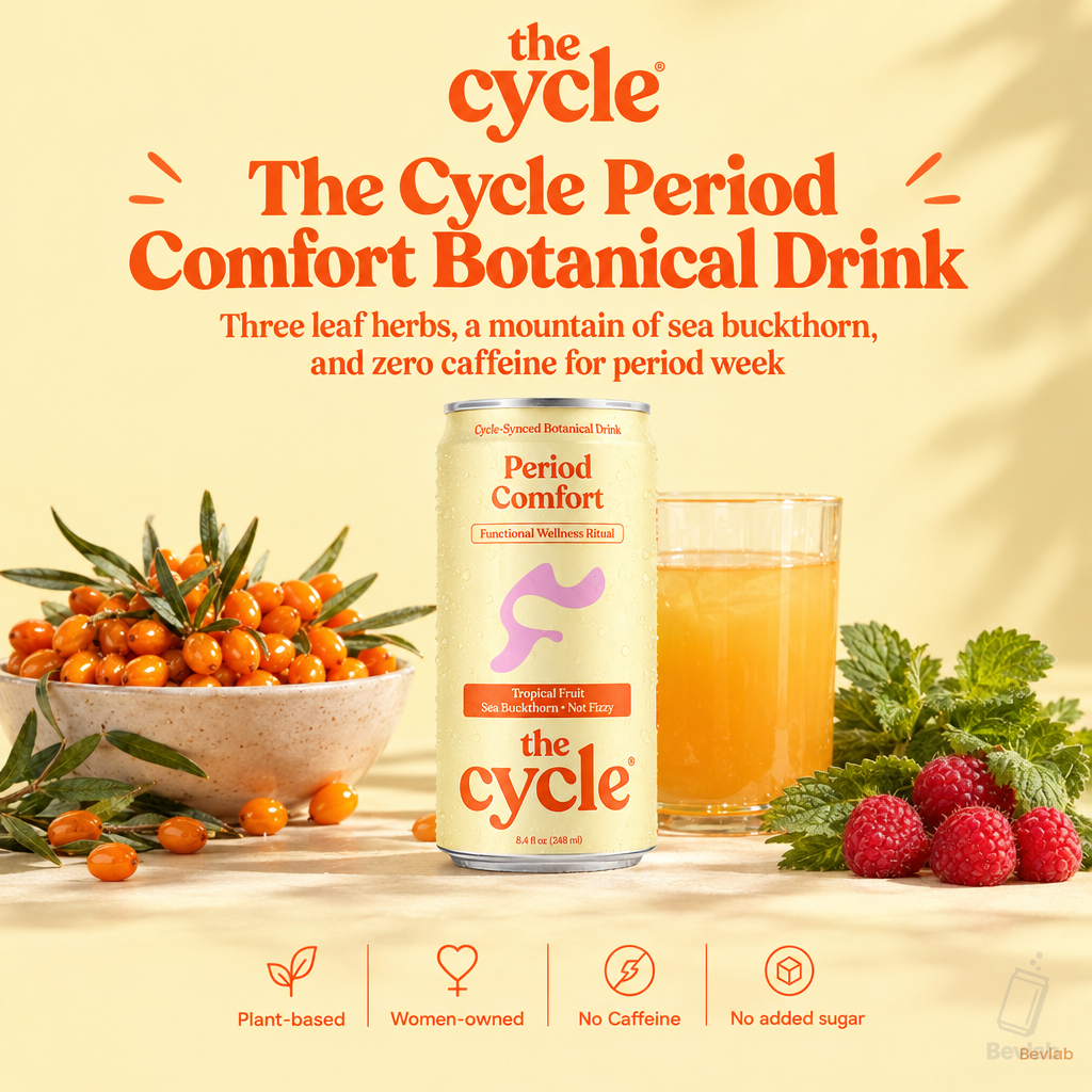 The Cycle Period Comfort Botanical Drink: A Caffeine-Free Can for Period Week