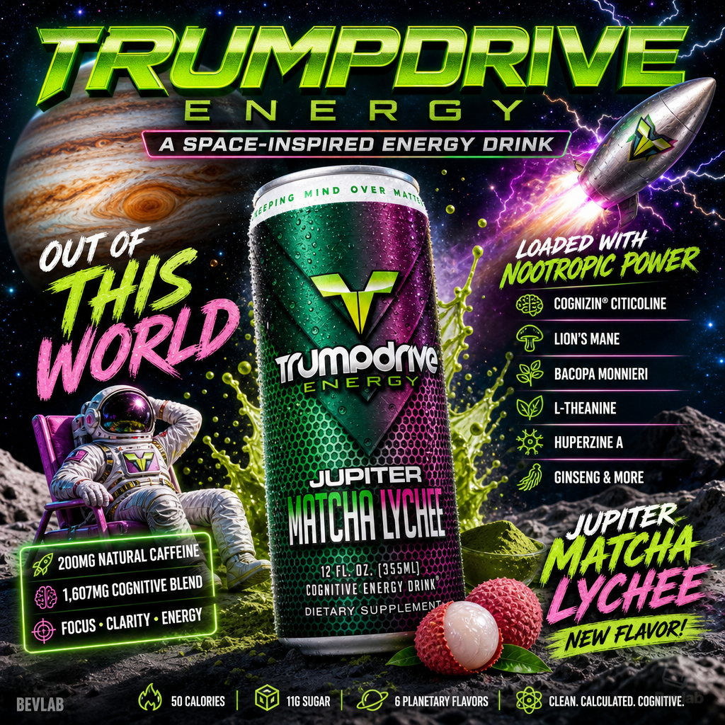 Trumpdrive Energy: A Space-Inspired Energy Drink