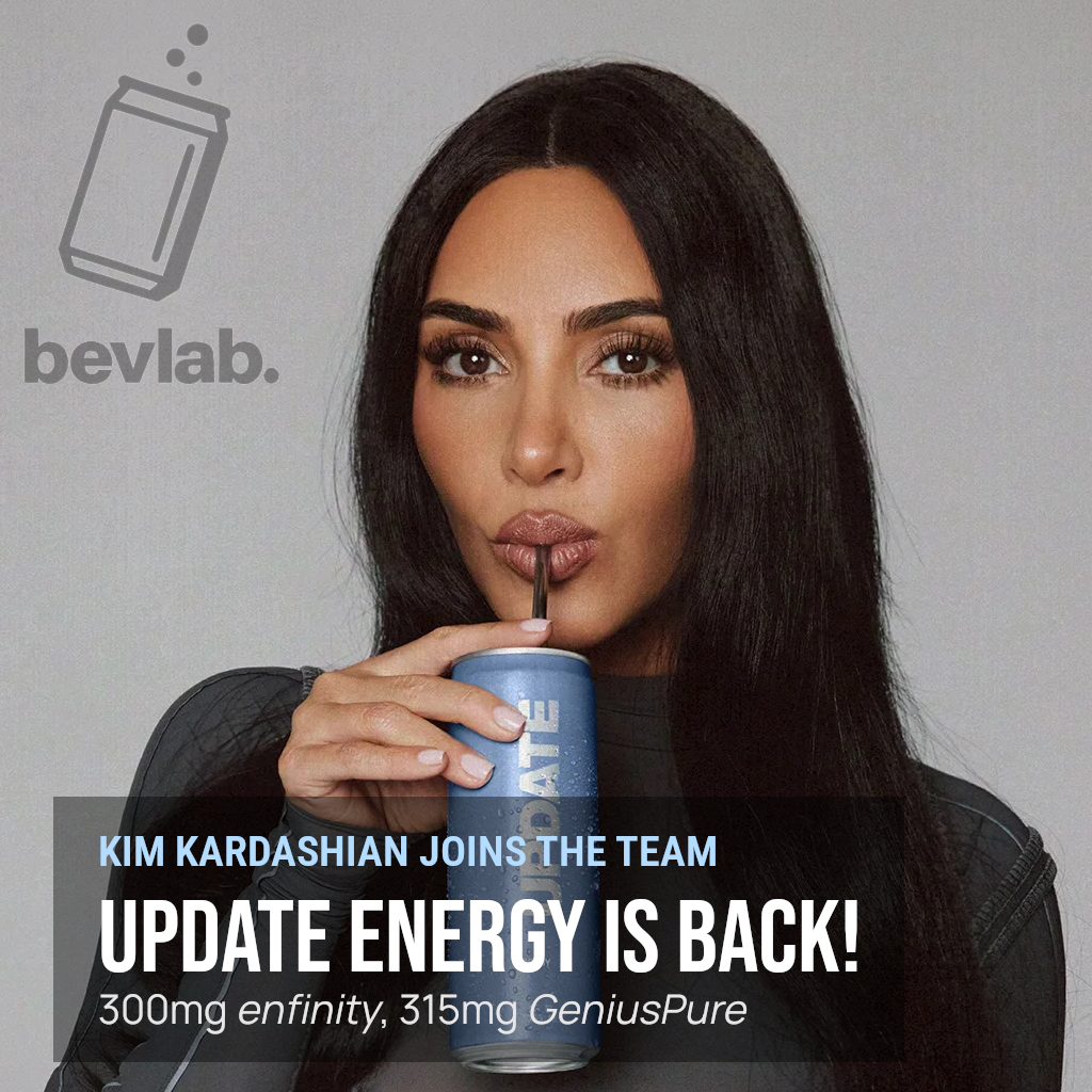 UPDATE Energy Drink Relaunches With Kim Kardashian... and a Formula That Actually Holds Up